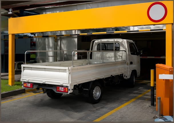 Forland ET5 electric truck at HDB carpark
